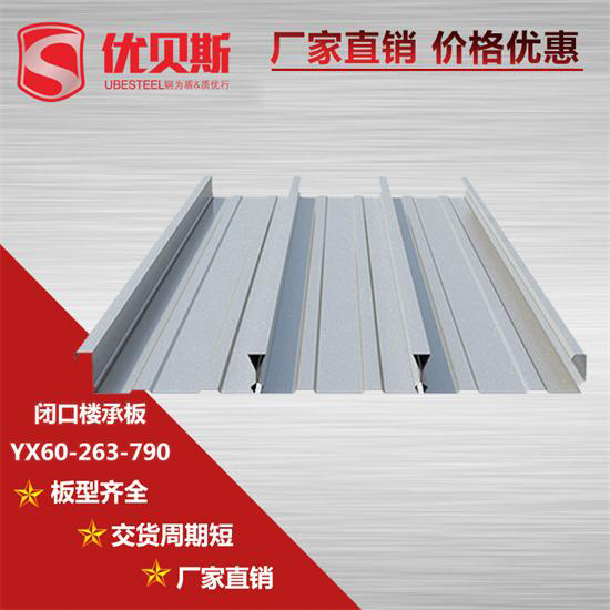 YX60-263-790閉口樓承板住宅領域發展的經濟效益